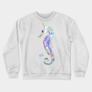 Seahorse watercolor Crewneck Sweatshirt